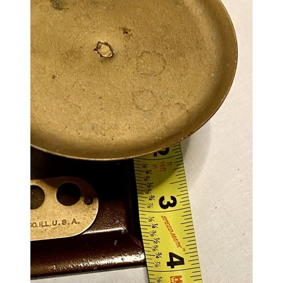 Antique Avoirdupois and Metric System Scale Pelouze Manufacturing Chicago USA - Picture 6 of 8